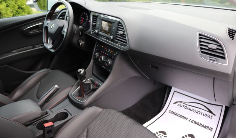 SEAT LEON 1.4 TSI FR, NISKI PRZEBIEG, 1 WŁAŚCICIEL, SERWIOSWANY full