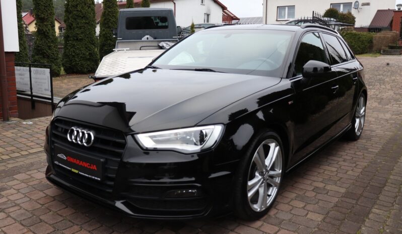 AUDI A3 1.4 TFSI S-LINE, SERWISOWANY, GWARANCJA, S-TRONIC full