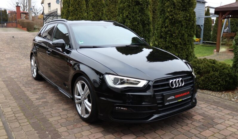 AUDI A3 1.4 TFSI S-LINE, SERWISOWANY, GWARANCJA, S-TRONIC full