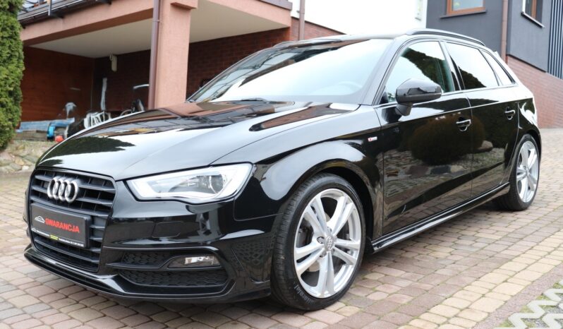 AUDI A3 1.4 TFSI S-LINE, SERWISOWANY, GWARANCJA, S-TRONIC full
