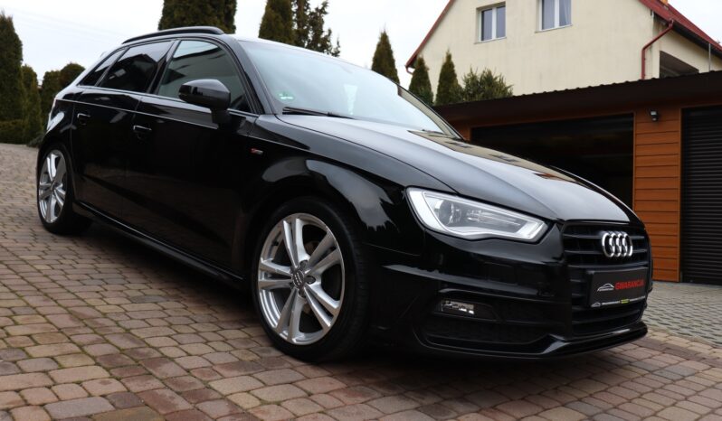 AUDI A3 1.4 TFSI S-LINE, SERWISOWANY, GWARANCJA, S-TRONIC full