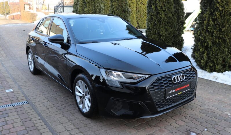 AUDI A3 35 TFSI MHEV S-TRONIC, 1 WŁAŚCICIEL, KRAJOWY, SERWISOWANY, NISKI PRZEBIEG, GWARANCJA, SAM PARKUJE full