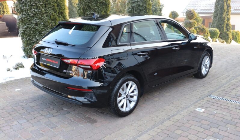 AUDI A3 35 TFSI MHEV S-TRONIC, 1 WŁAŚCICIEL, KRAJOWY, SERWISOWANY, NISKI PRZEBIEG, GWARANCJA, SAM PARKUJE full