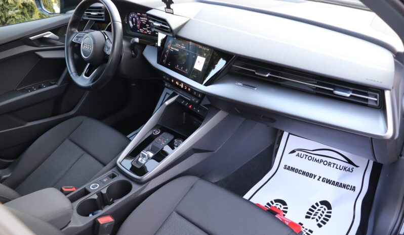 AUDI A3 35 TFSI MHEV S-TRONIC, 1 WŁAŚCICIEL, KRAJOWY, SERWISOWANY, NISKI PRZEBIEG, GWARANCJA, SAM PARKUJE full