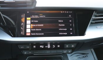 AUDI A3 35 TFSI MHEV S-TRONIC, 1 WŁAŚCICIEL, KRAJOWY, SERWISOWANY, NISKI PRZEBIEG, GWARANCJA, SAM PARKUJE full