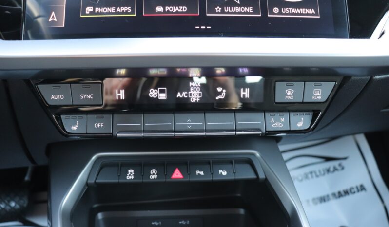 AUDI A3 35 TFSI MHEV S-TRONIC, 1 WŁAŚCICIEL, KRAJOWY, SERWISOWANY, NISKI PRZEBIEG, GWARANCJA, SAM PARKUJE full