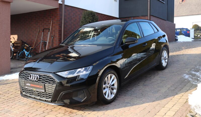 AUDI A3 35 TFSI MHEV S-TRONIC, 1 WŁAŚCICIEL, KRAJOWY, SERWISOWANY, NISKI PRZEBIEG, GWARANCJA, SAM PARKUJE full