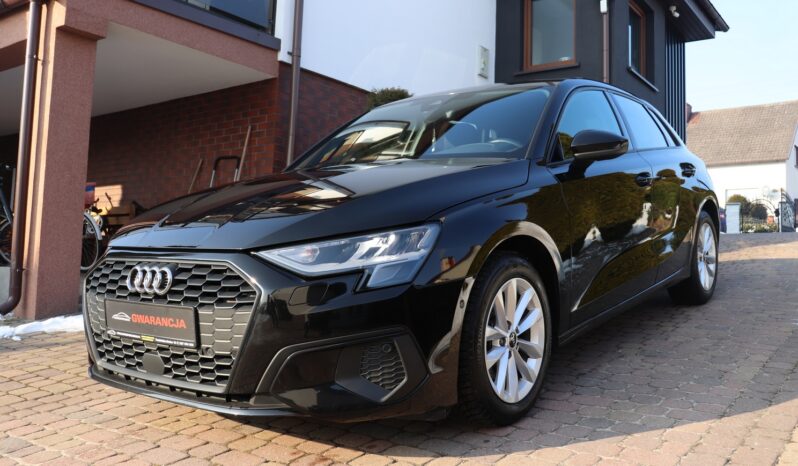 AUDI A3 35 TFSI MHEV S-TRONIC, 1 WŁAŚCICIEL, KRAJOWY, SERWISOWANY, NISKI PRZEBIEG, GWARANCJA, SAM PARKUJE full