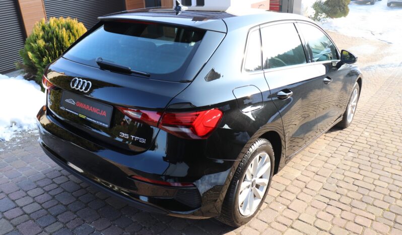 AUDI A3 35 TFSI MHEV S-TRONIC, 1 WŁAŚCICIEL, KRAJOWY, SERWISOWANY, NISKI PRZEBIEG, GWARANCJA, SAM PARKUJE full