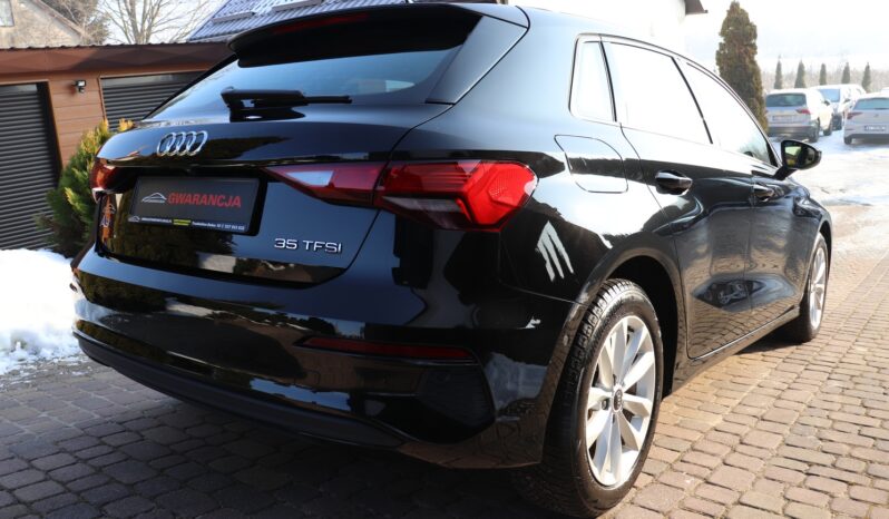 AUDI A3 35 TFSI MHEV S-TRONIC, 1 WŁAŚCICIEL, KRAJOWY, SERWISOWANY, NISKI PRZEBIEG, GWARANCJA, SAM PARKUJE full
