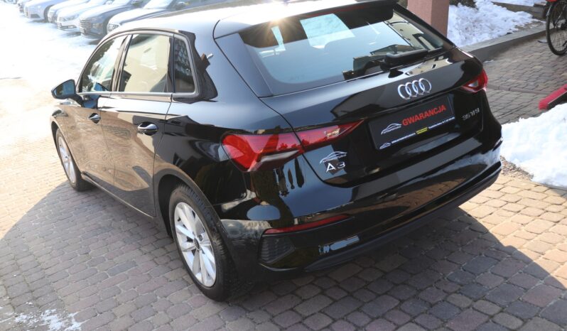 AUDI A3 35 TFSI MHEV S-TRONIC, 1 WŁAŚCICIEL, KRAJOWY, SERWISOWANY, NISKI PRZEBIEG, GWARANCJA, SAM PARKUJE full