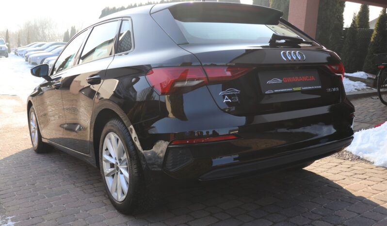AUDI A3 35 TFSI MHEV S-TRONIC, 1 WŁAŚCICIEL, KRAJOWY, SERWISOWANY, NISKI PRZEBIEG, GWARANCJA, SAM PARKUJE full