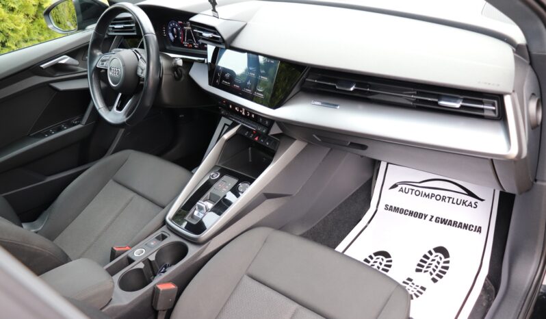 AUDI A3 1.5 TFSI S-TRONIC MHEV, 1 WŁAŚCICIEL, SERWISOWANY, KRAJOWY, GWARANCJA full